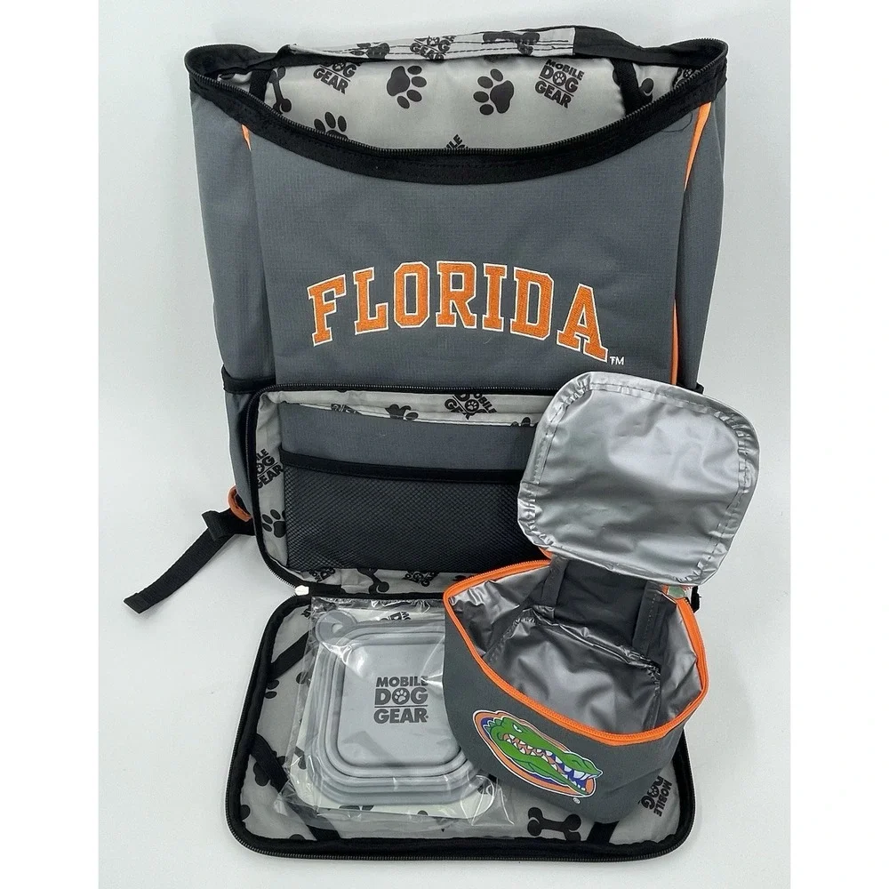 Mobile Dog Gear NCAA Florida Gators Dog Luggage Weekender Backpack NWT New‎